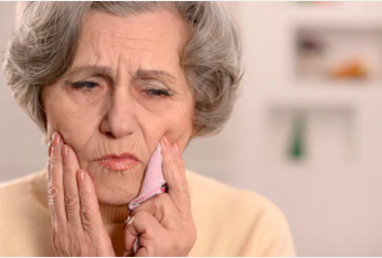 Root Canal Tooth Pain Old Woman Root Canal Tooth Pain Old Woman